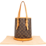 Louis Vuitton Monogram Canvas Bucket PM Shoulder Bag