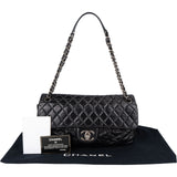 Chanel Quilted Lambskin Single Flap Crossbody Bag
