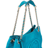 Gucci Grained Nubuk Leather GG Soho Tote Shoulder Bag