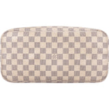 Louis Vuitton Monogram Damier Azur Neverfull MM Shoulder Bag