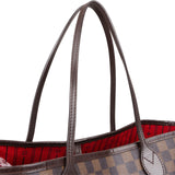 Louis Vuitton Monogram Damier Ebene Canvas Neverfull MM Shoulder Bag