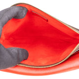 Louis Vuitton Monogram Canvas Red Leather Twice Crossbody Bag