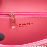 Chanel Quilted Caviar Leather Filigree Vanity Case Crossbody Bag