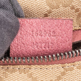 Gucci Monogram GG Pink Belt Crossbody Bag