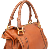 Chloé Leather Marcie Saddle Hobo Shoulder Bag