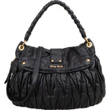 Miu Miu Matelassé Leather Coffer Handbag