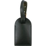 [🔄️B10 / F53] Louis Vuitton Dark Green Leather Luggage Tag - vintageandkickz