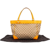 Gucci Monogram GG Canvas Mayfair Tote Shoulder Bag