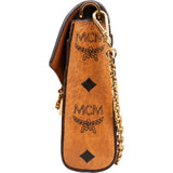 MCM Monogram Visetos Patricia Wallet Oh Chain Crossbody Bag