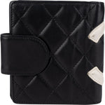 [🔄️B11 / F32] Chanel Quilted Lambskin Cambon Bifold Wallet - vintageandkickz