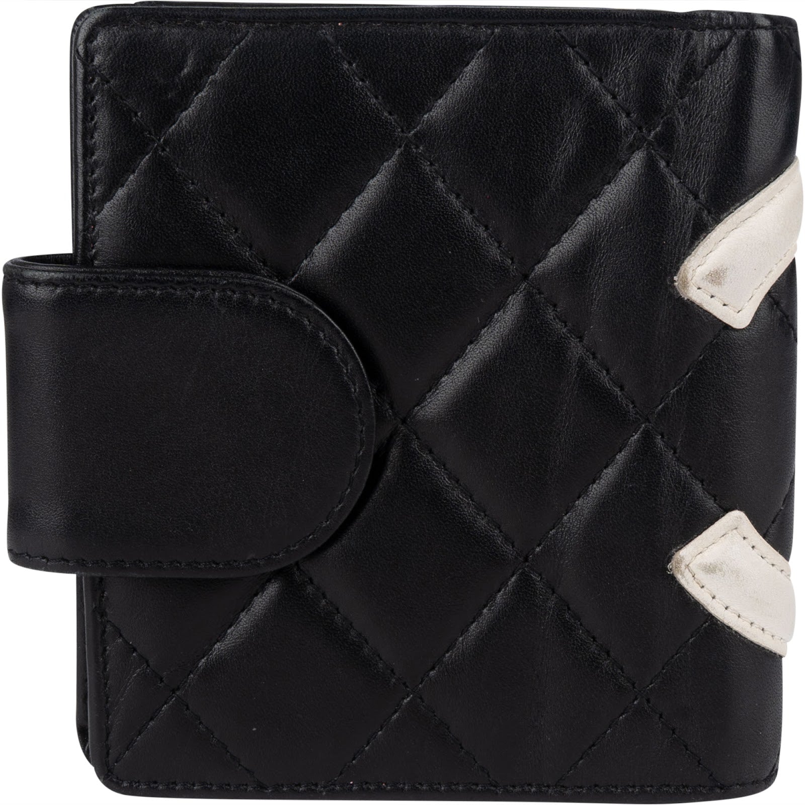 [🔄️B11 / F32] Chanel Quilted Lambskin Cambon Bifold Wallet - vintageandkickz