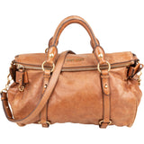 Miu Miu Vitello Lux Bow Satchel Handbag