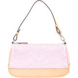 Coach Monogram Signature Canvas Demi Pochette Handbag