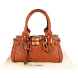 Chloé Grained Leather Paddington Satchel Handbag