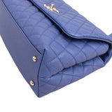 Chanel Quilted Caviar Leather Coco Handle Single Flap Handbag