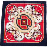 Hermès Les Voitures à Transformation Silk 90 Scarf Tuch