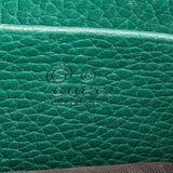 Gucci Pebbled Leather Interlocking GG Wallet on Chain Crossbody Bag