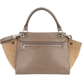 Céline Drummed Suede Leather Trapeze Handbag