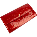 Louis Vuitton Monogram Vernis Leather Sarah Wallet