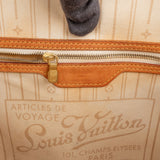 Louis Vuitton Monogram Damier Azur Neverfull MM Shoulder Bag
