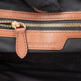 Burberry Nova-Check Monogram Haymarket Hobo Shoulder Bag