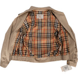 Burberry Beige Cotton Button Bomber Jacket (XS / DE34)