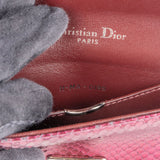 Dior Metallic Python Mini Diorama Crossbody Bag