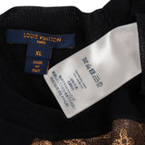 Louis Vuitton Wool Monogram Canvas Trunk Print Longsleve Womens Sweater (XL)