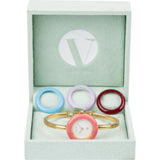 Gucci Gold Tone Change Bezel 11/12.2 Bangle Woman Watch