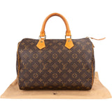 Louis Vuitton Monogram Canvas Speedy 30 Handbag
