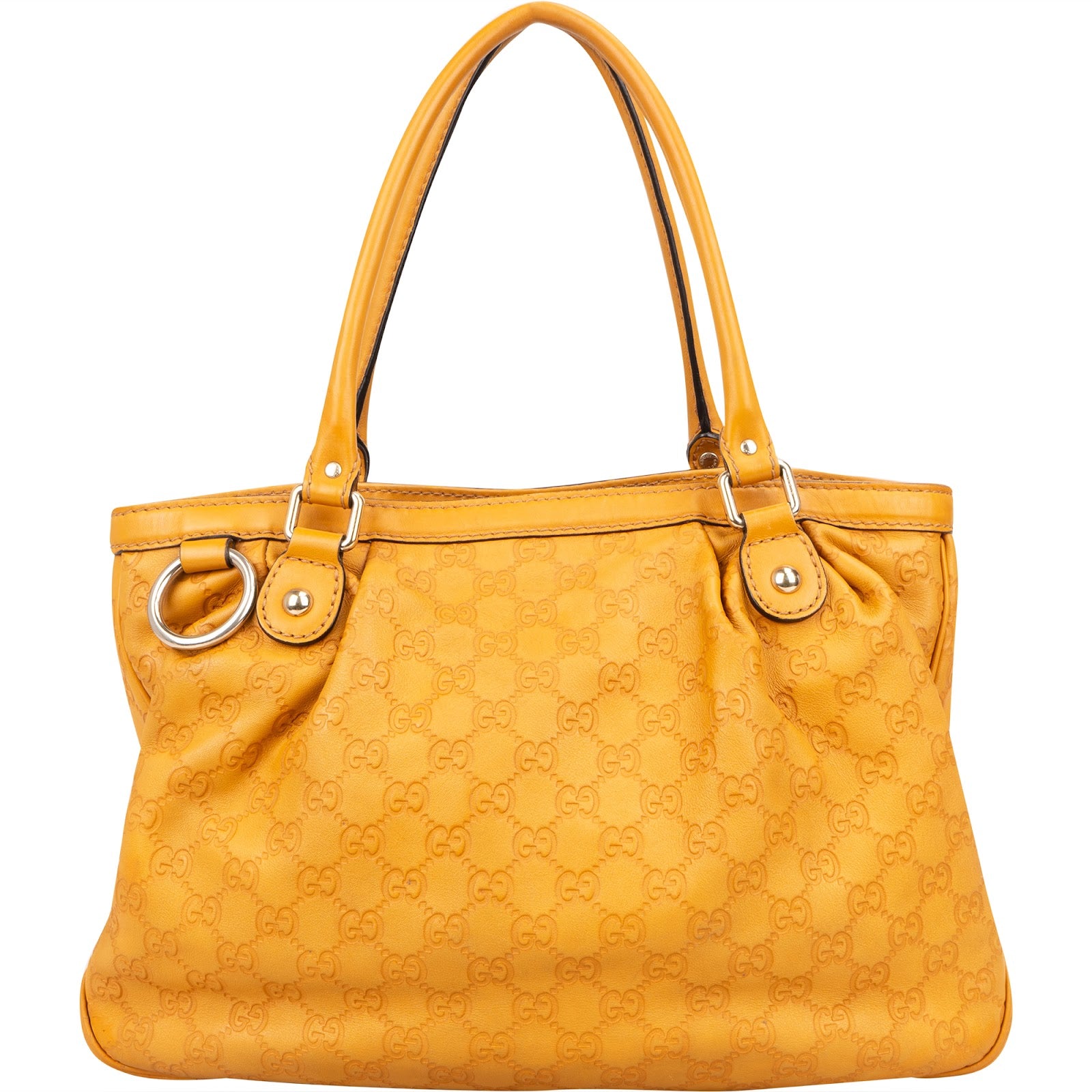 Gucci Guccissima Leather Sukey Handbag - vintageandkickz