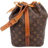 Louis Vuitton Monogram Canvas Sac Noé Petit Shoulder Bag