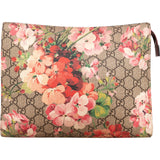 Gucci Monogram GG Supreme Floral Clutch