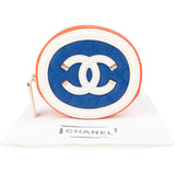 Chanel Caviar Leather CC Filigree Oval Coin Purse Wallet