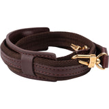 Louis Vuitton Brown Nylon & Leather Mini Lin Short Bag Strap