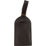 [🔄️B21 / F44] Louis Vuitton Dunkelbraun Leather Luggage Tag - vintageandkickz