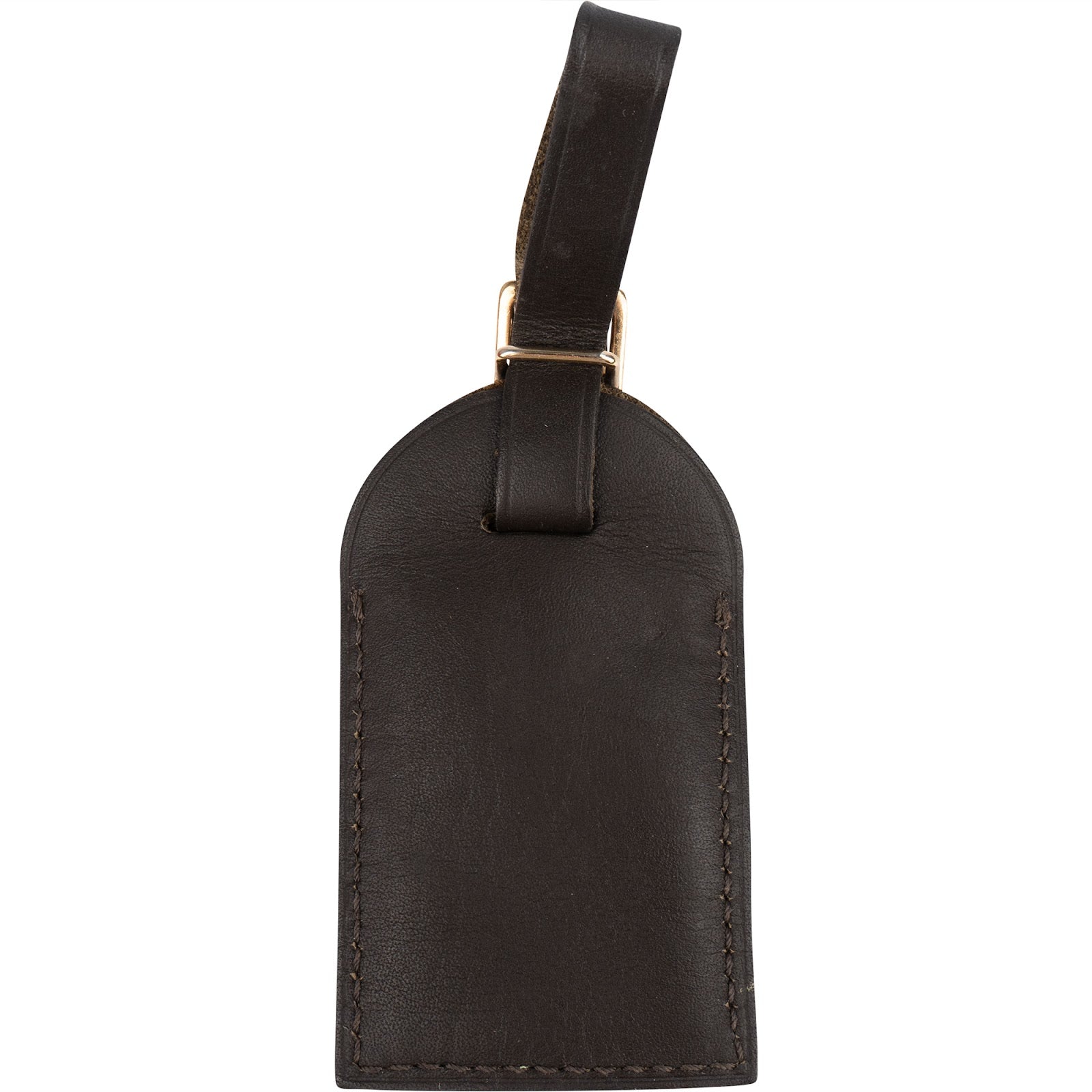 [🔄️B21 / F44] Louis Vuitton Dunkelbraun Leather Luggage Tag - vintageandkickz