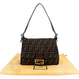Fendi Monogram FF Mamma Baguette Shoulder Bag