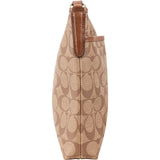 Coach Monogram Signature Canvas File Tote Crossbody Bag