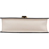 Gucci White Leather Sylvie Shoulder Bag