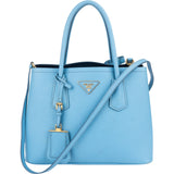 Prada Saffiano Leather Small Double Handbag
