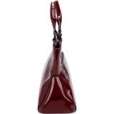 Cartier Bordeaux Patent Leather Marcello de Cartier Handbag