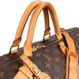 Louis Vuitton Monogram Canvas Keepall 60 Bandoulière Travel Bag
