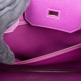 Hermès Violet Epsom Leather Birkin 35 Handbag - vintageandkickz