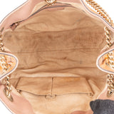 Gucci Patent Leather Soho Chain Tote Crossbody Bag
