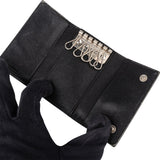 Prada Black Nylon Triangle Key holder