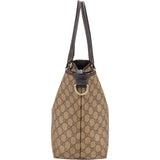 Gucci Monogram GG Supreme Web Stripe Tote Shoulder Bag