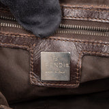 Fendi FF Monogram Baguette Buckle Shoulder Bag