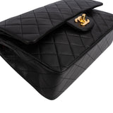 Chanel Quilted Lambskin 24K Gold Medium Double Flap Shoulder Bag