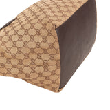 Gucci Monogram GG Canvas Web Tote Shoulder Bag